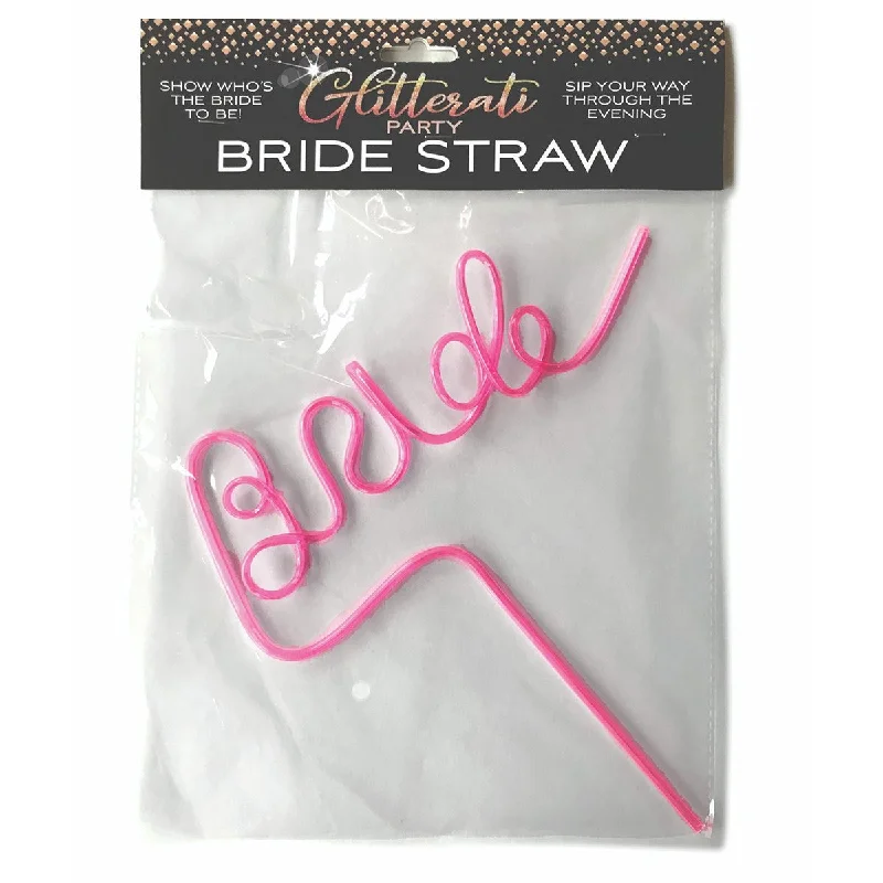 Laced-Up DressGiant Pink Bride Straw