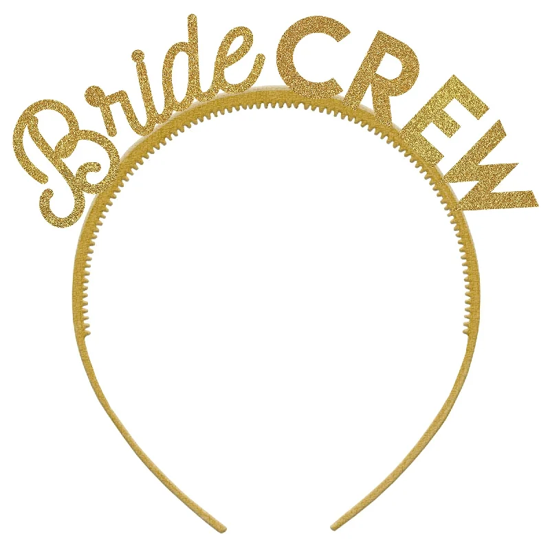 Plus-Size Dress"Bride Crew" Plastic Headband | 6ct