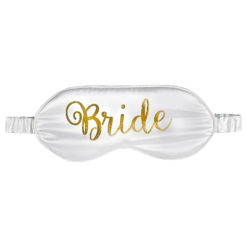 Silk DressBridal Shower "Bride" Sleep Eye Mask, Luxurious Shower Collection