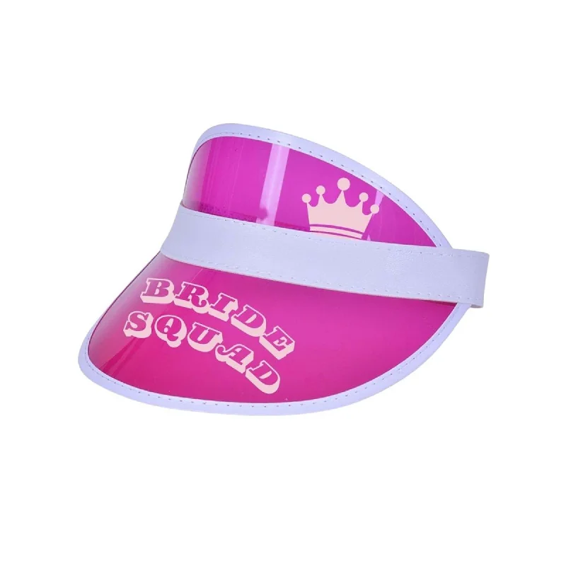 Bell-Sleeve DressPink Dealer Visor "Bride Squad" for Adults