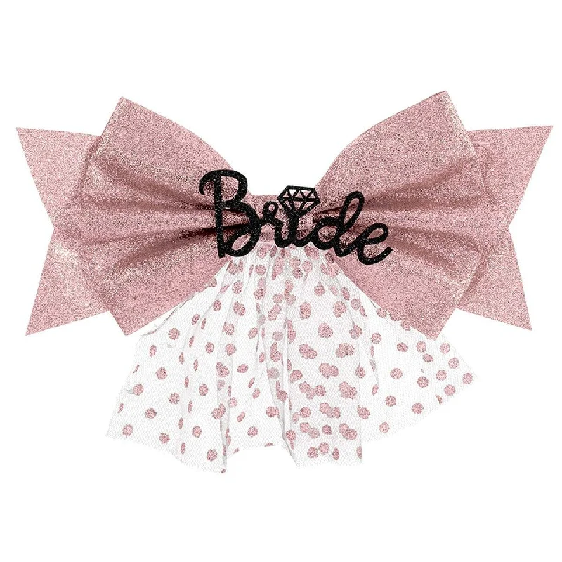 Laced DressBride bow with clip