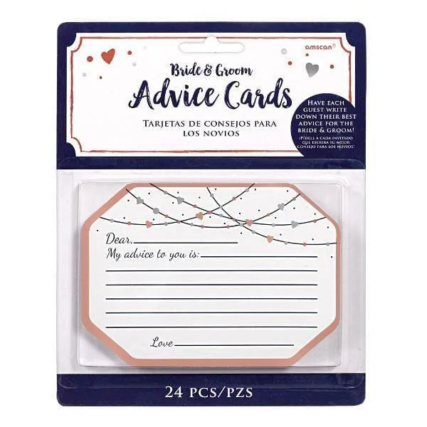 Crepe DressNavy Bride - Advice Cards 24/pkg