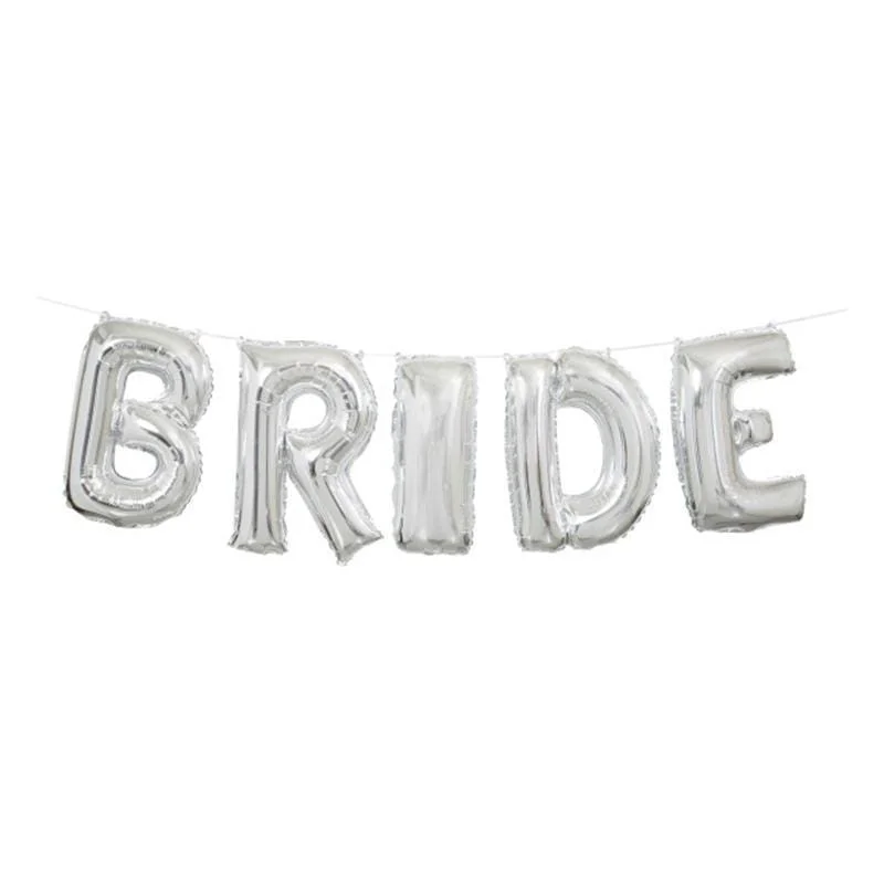 Peter Pan Collar DressBride Air Filled Foil Balloon