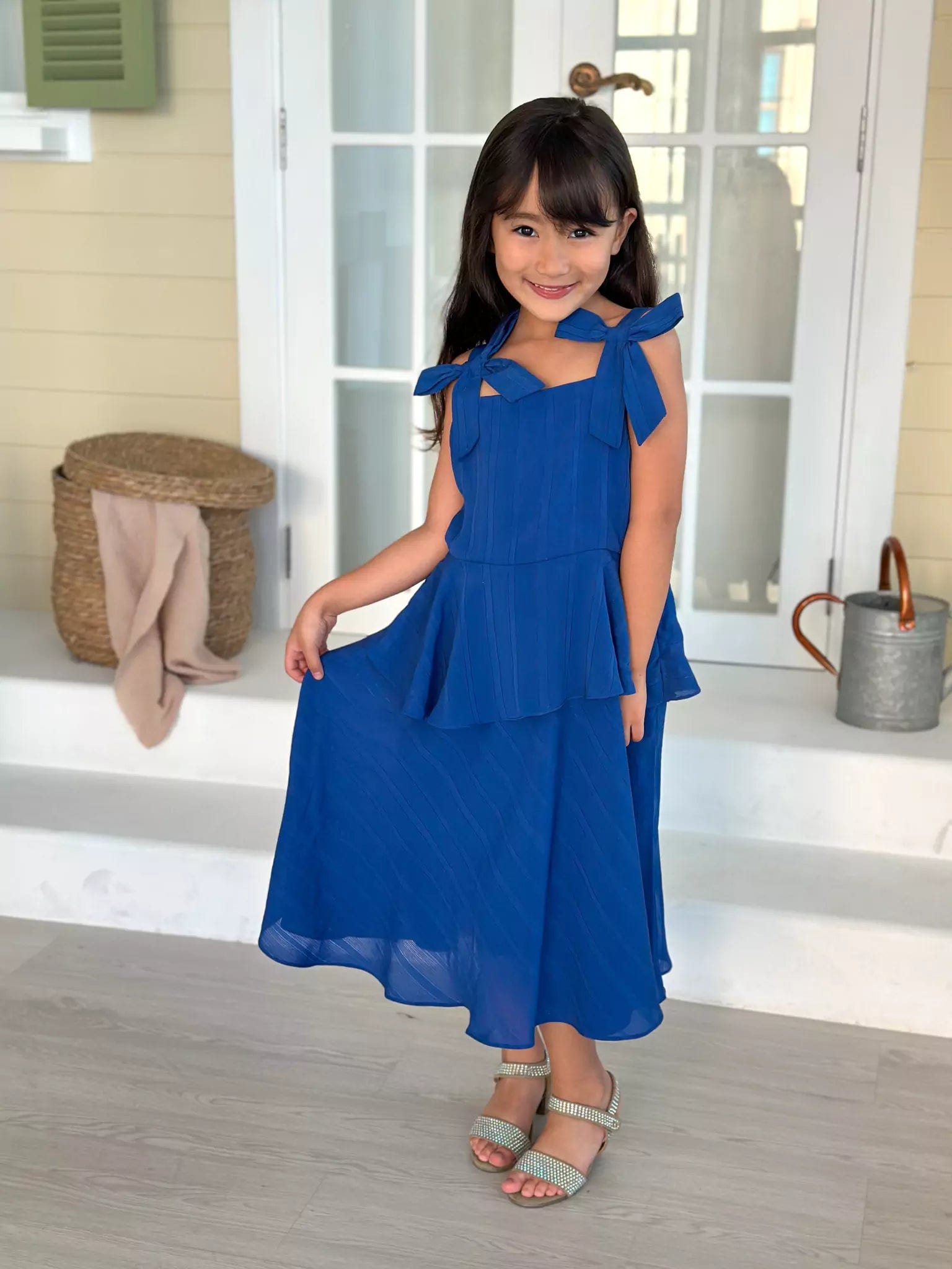 women's unique dressesMini Imperial Blue Long Dress