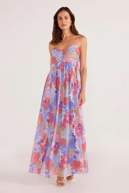 Sweetheart Neckline DressBelle Ruffle Maxi Dress