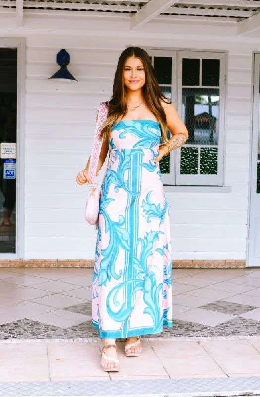 Mermaid DressZanya Maxi Dress Aqua