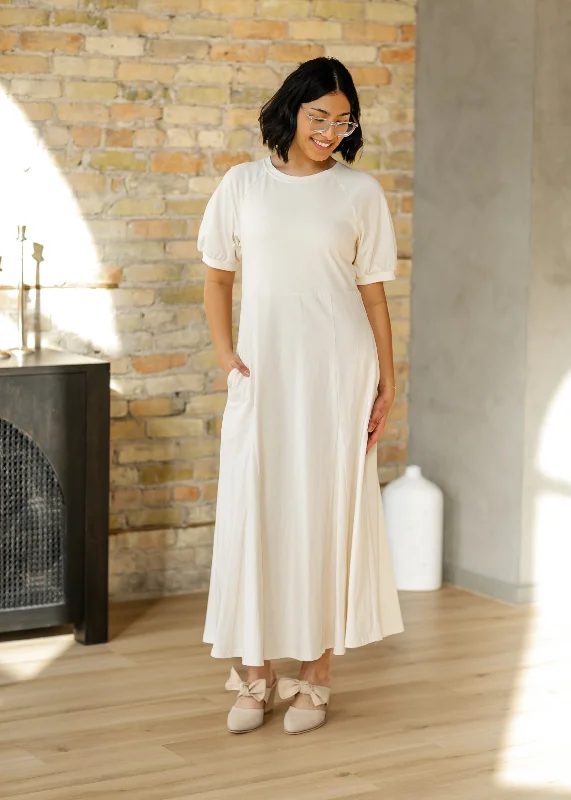 women's ball gown dressesRelaxed A-line Knit Maxi Dress