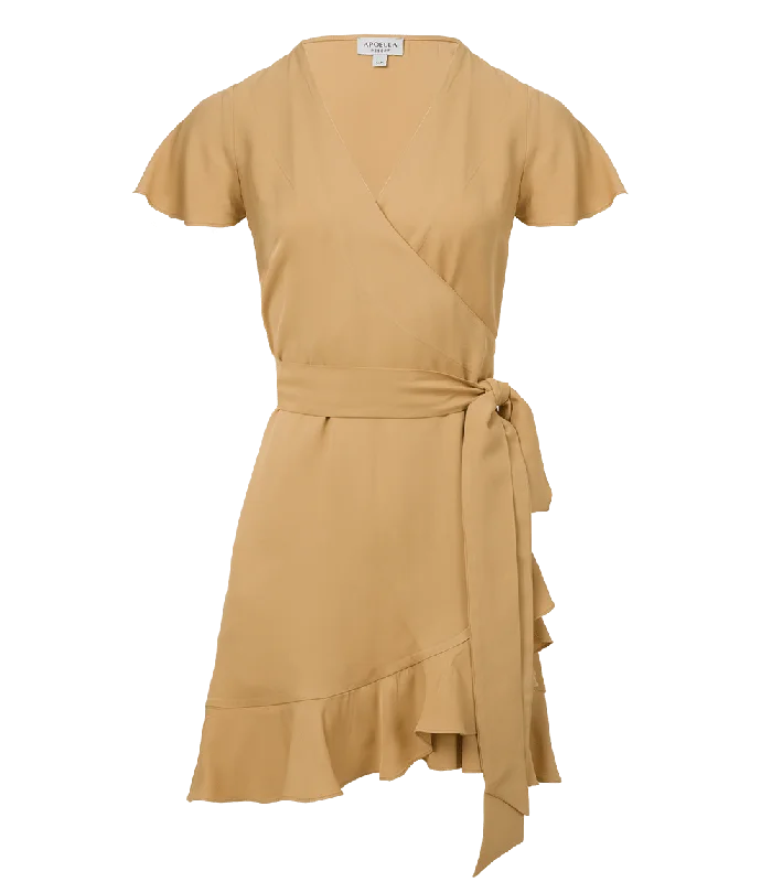 Chiffon DressAmalia Mini Wrap Dress