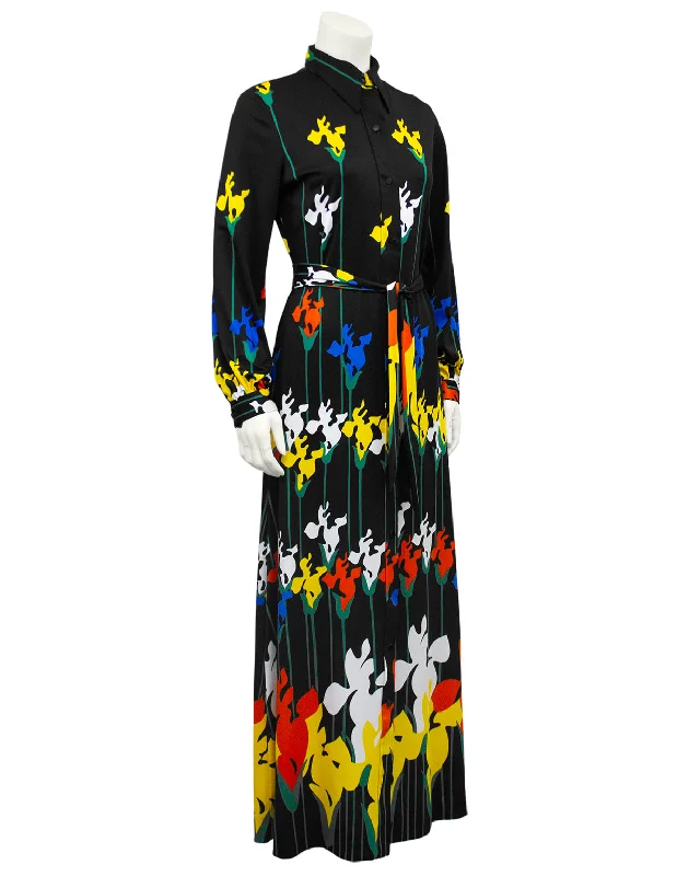 Petite DressBlack Printed Maxi Dress