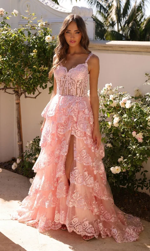 Jersey DressNox Anabel Off-the-Shoulder Lace Prom Dress R1299