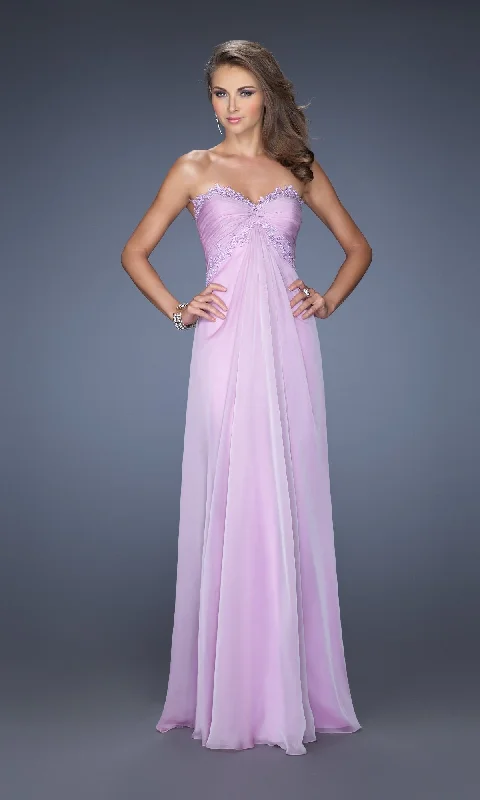 Sweetheart Neckline DressLong Prom Dress: La Femme 20042