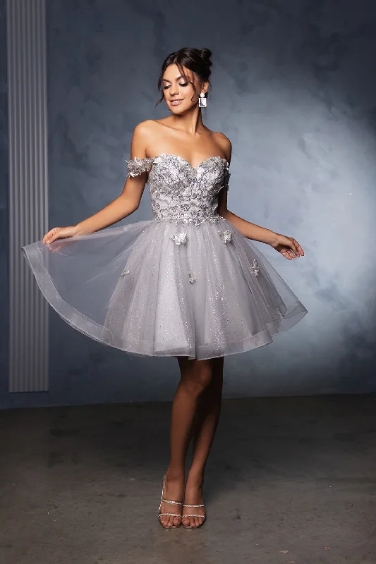 Sweetheart Neckline DressWholesale Homecoming Sweetheart Neckline A-Line Dress By LA2105