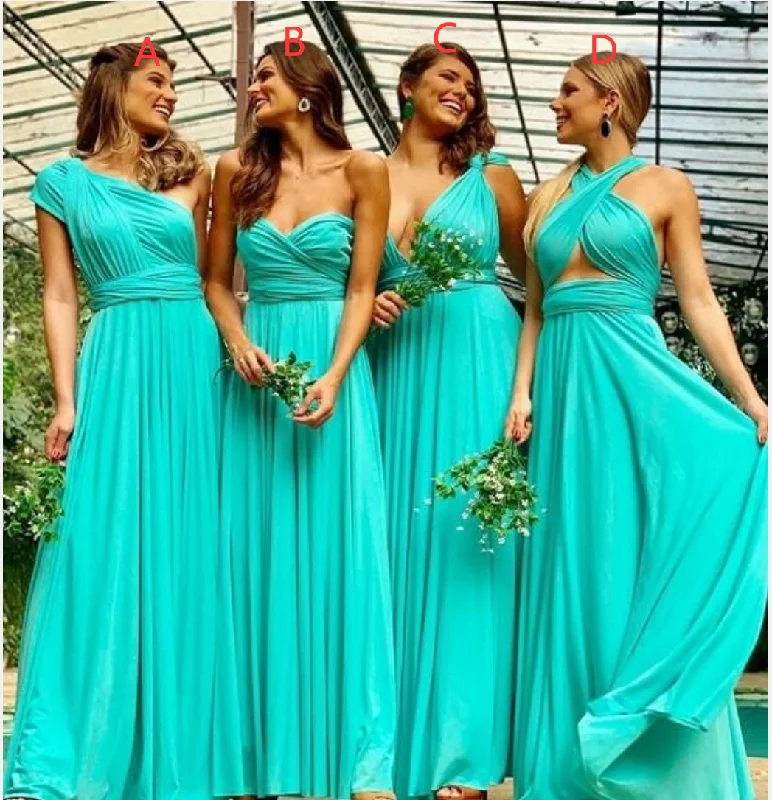 women's designer dressesConvertible Turquoise Bridesmaid Dresses Infinity Dresses Multiway Dresses