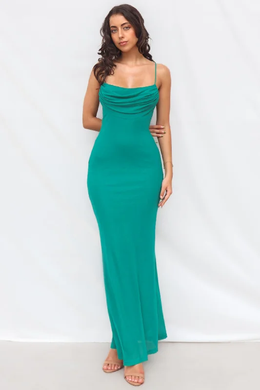 women's body-skimming dressesAnita Midi Dress - Green