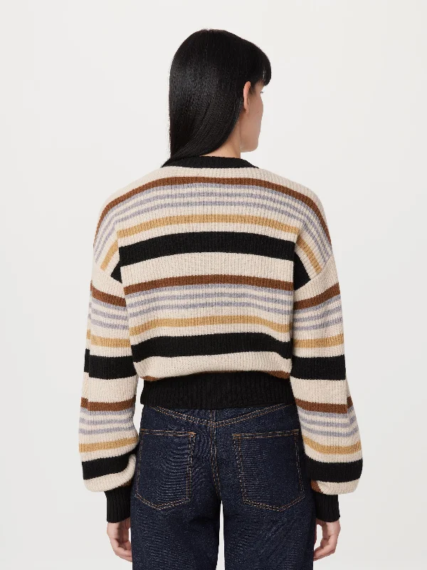 The Lambswool Cardigan in Vanilla