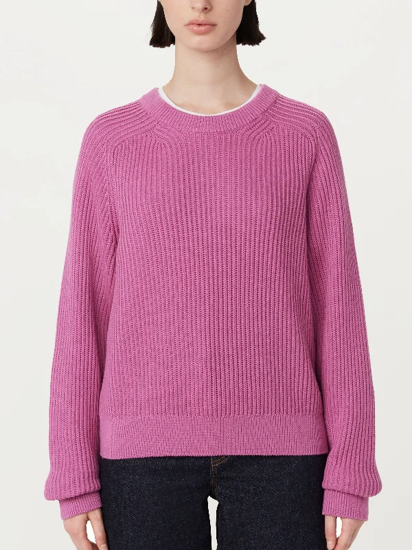 The SeaCell™ Boxy Sweater in Bright Purple