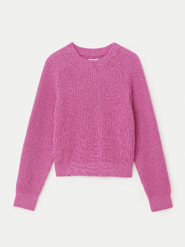 The SeaCell™ Boxy Sweater in Bright Purple