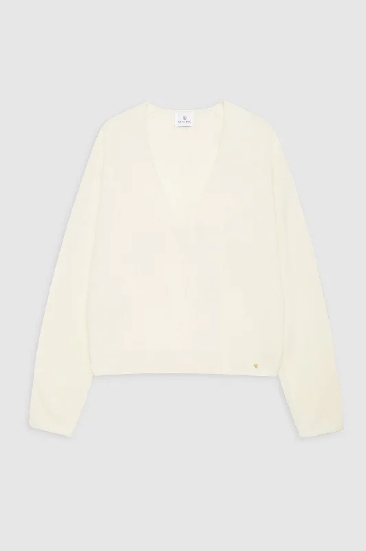 Athena Sweater - Ecru Cashmere