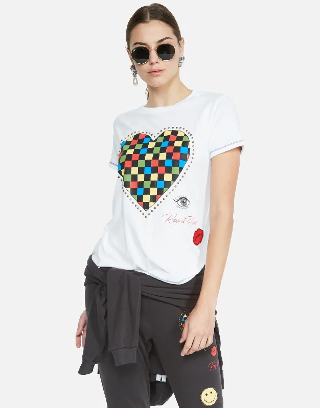 Aviana Rad Checkered Heart