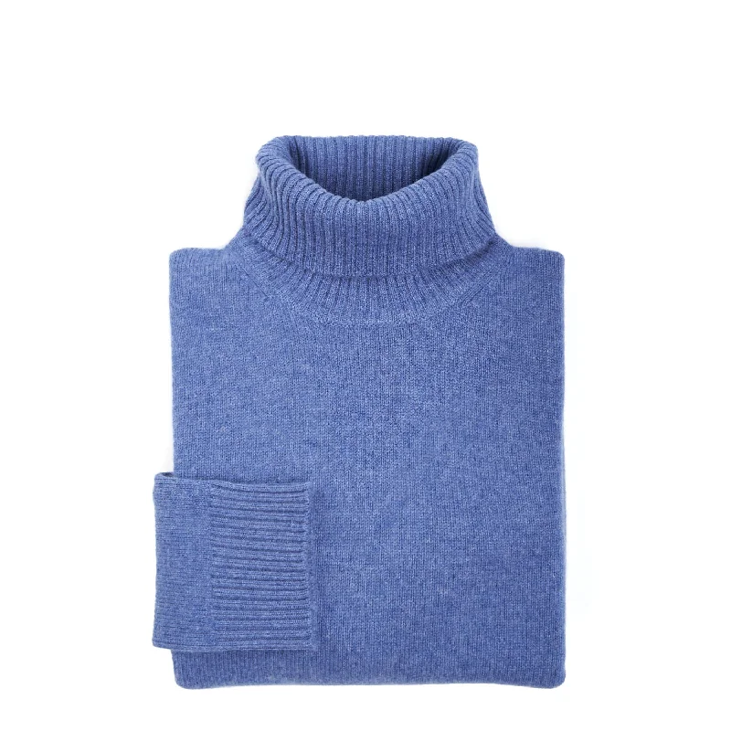 MID BLUE TURTLENECK