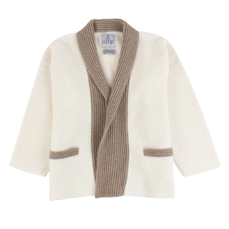 Women's Contrast Trim Kimono