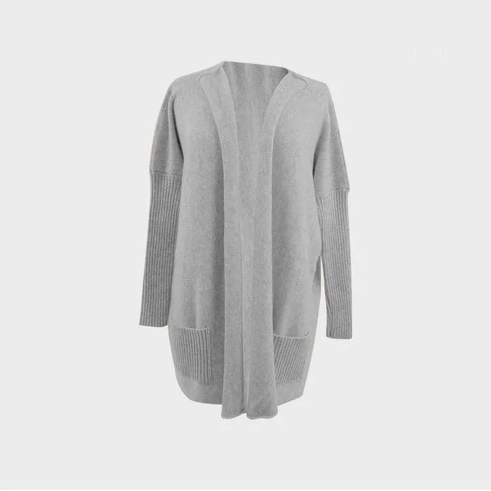 Women's Pure Cashmere Relaxed Fit Cardigan