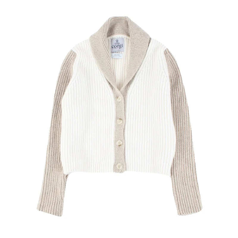 Women's Cropped Shawl Cardigan