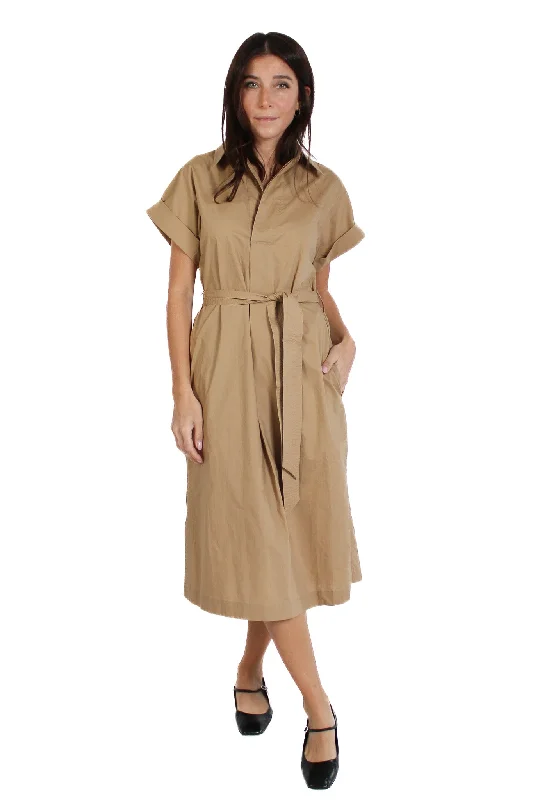 Clodie Camel Robe Dress