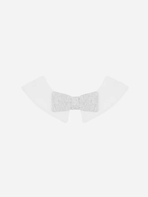 Organic Cotton Bow Tie Collar | Grey