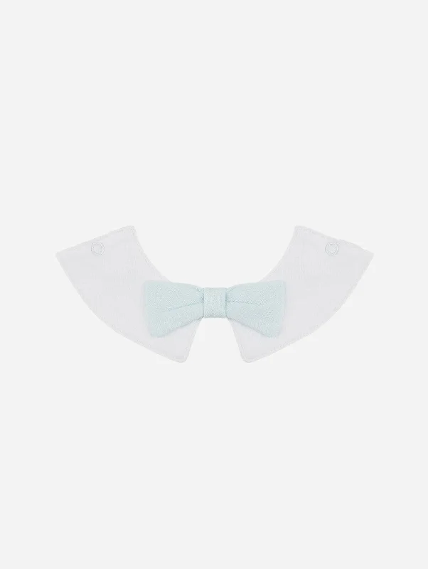 Organic Cotton Bow Tie Collar | Sky Blue