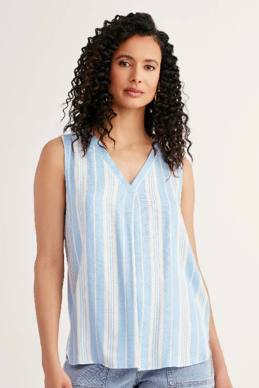 Camisole encolure en V imprimée - Femme