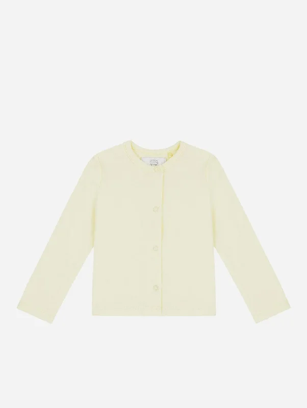 Organic Cotton Cardigan | Lemon