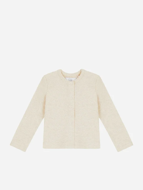 Organic Cotton Cardigan | Oatmeal