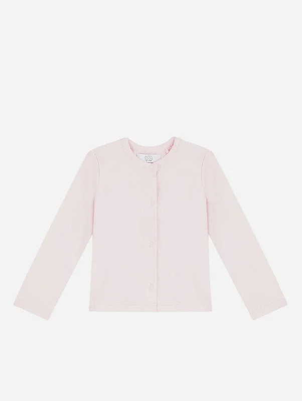 Organic Cotton Cardigan | Pink