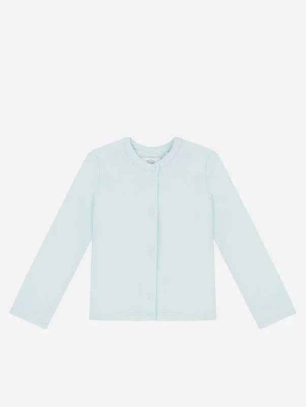 Organic Cotton Cardigan | Sky Blue