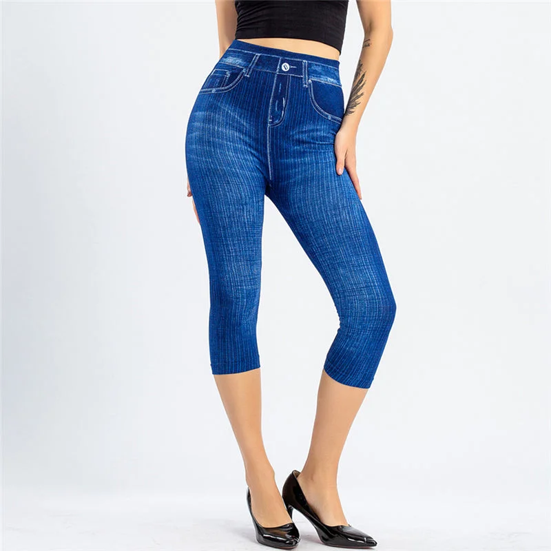 Amy Fashion - Fashion High Waist Skinny Jeans