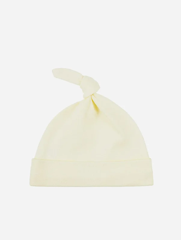 Organic Cotton Newborn Baby Hat | Lemon