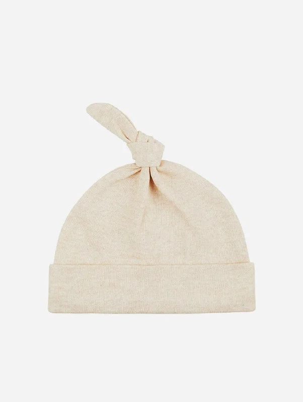 Organic Cotton Newborn Baby Hat | Oatmeal