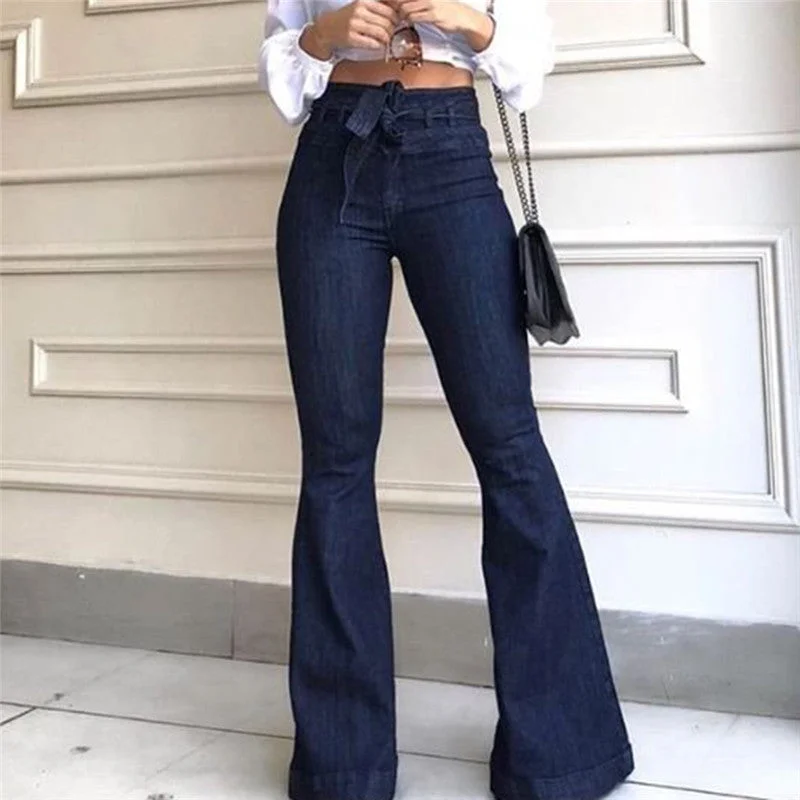 Amy Fashion - High Waist Wide Leg Jeans