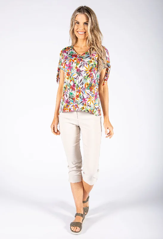 Hot Tropics Floral Top