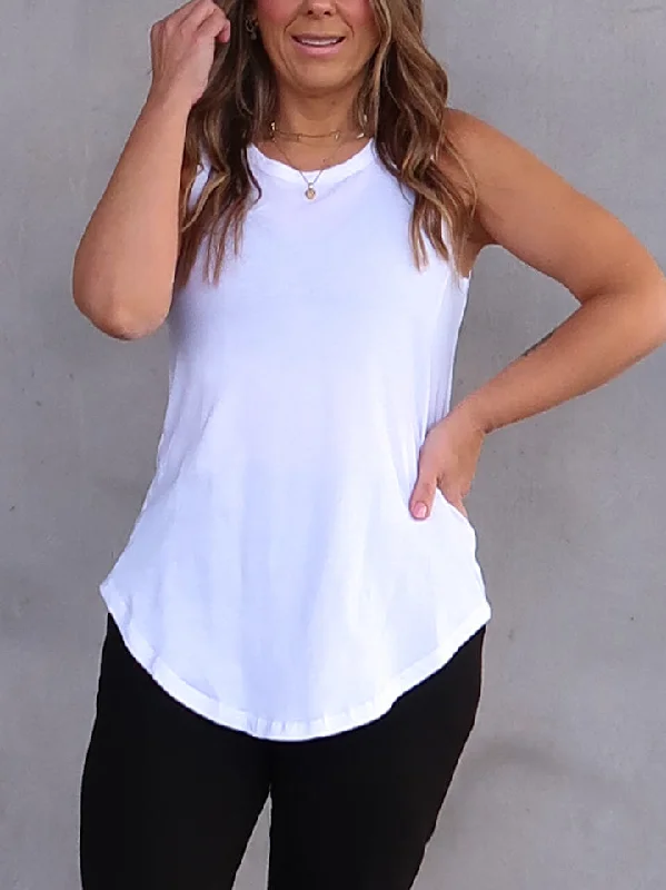 Keira Tank - White