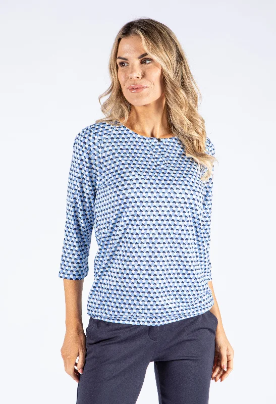 Keyhole Neckline Top-1