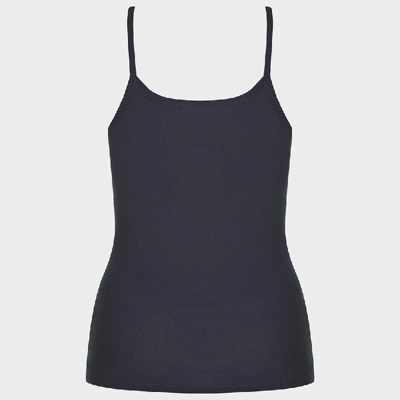 Ladies Essential Spaghetti Vest Navy