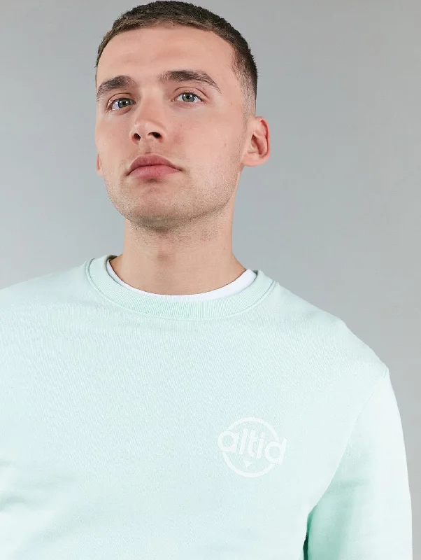 Organic Cotton Graphic Sweatshirt | Mint