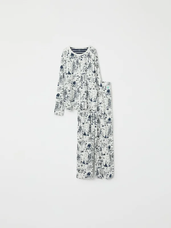 Moomin Print Adult Pyjamas