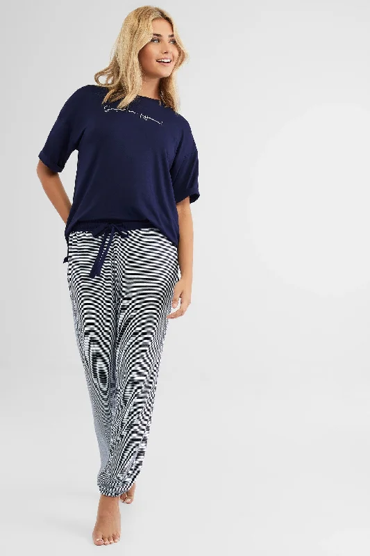 Pantalon jogger pyjama - Femme