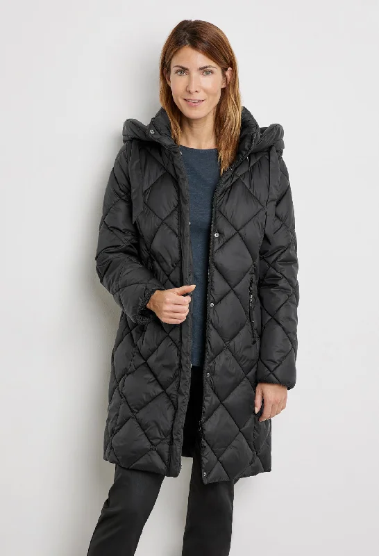 Quilted Hooded Coat