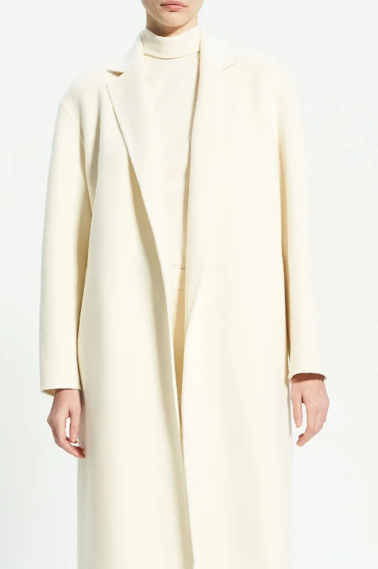 Relaxed Coat in Ivory