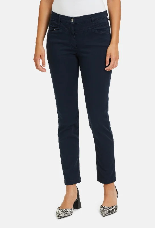 SELINA 7/8 LENGTH SLIM FIT TROUSERS