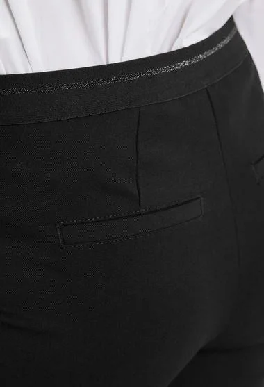 Slim Fit Cropped Trousers